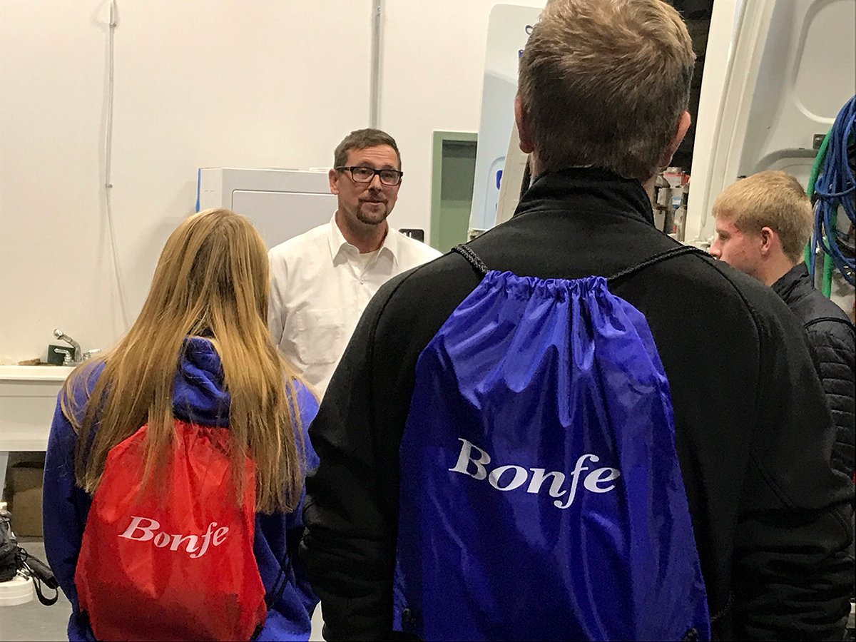 Bonfe was very happy to host students from Eagan High School today. The group heard from team members about careers in plumbing &amp; HVAC. We’re excited to help future plumbers &amp; service technicians learn about the Bonfe culture and our Learn and Earn program for high school grads.