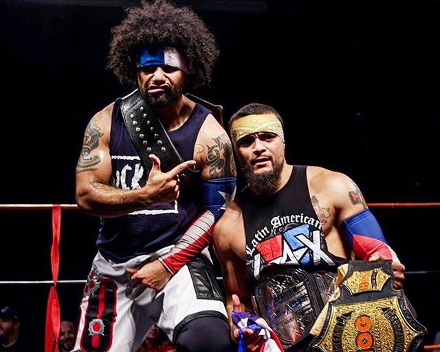GetTheImage's tweet photo. #GetTheImage #LAX #EYFBO #TagTeamChampions #ImpactWrestling #Wrestling #ProWrestling https://t.co/9jF7i5WwoC