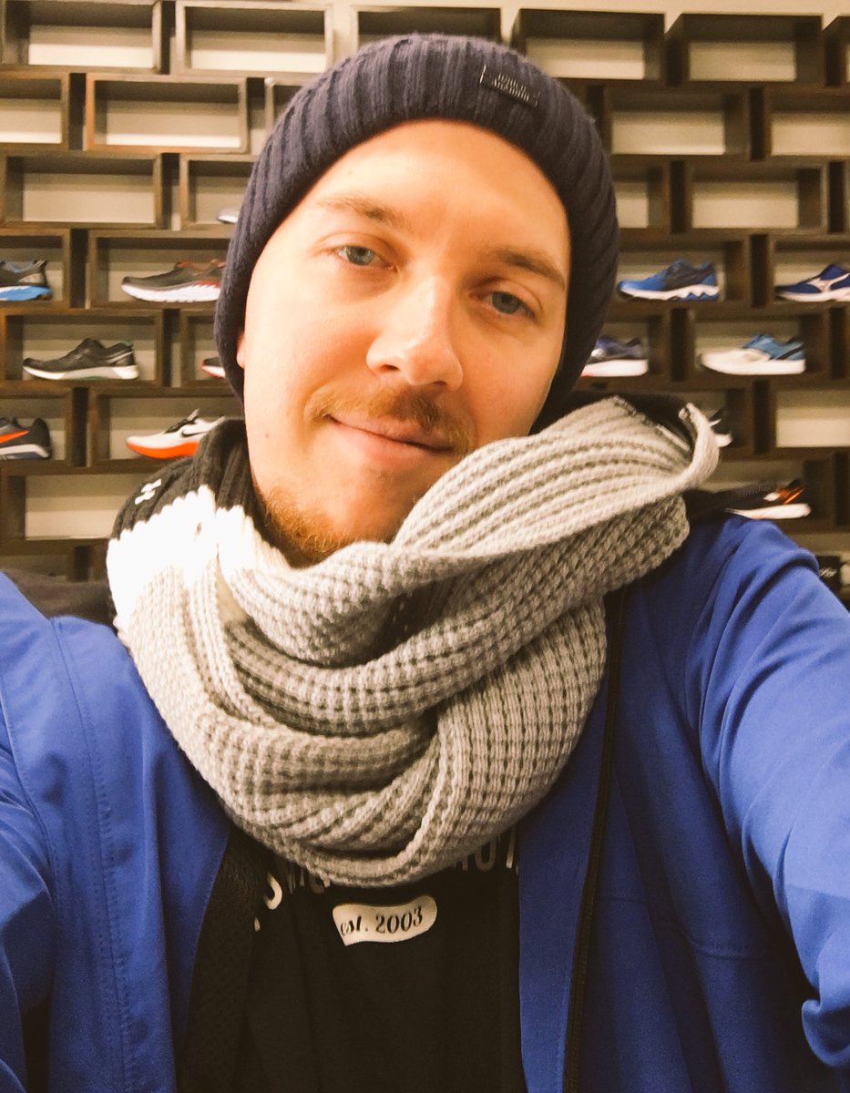 Wish you could be this COZY, in a waffle knit scarf and fleece lined hat?  YOU CAN. Check out all our great winter stuff #hygge <a href="/UnderArmour/">Under Armour</a>
