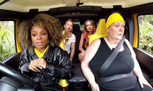 James Cordon looks rough in his latest carpool karaoke with Fleur East #ImACeleb