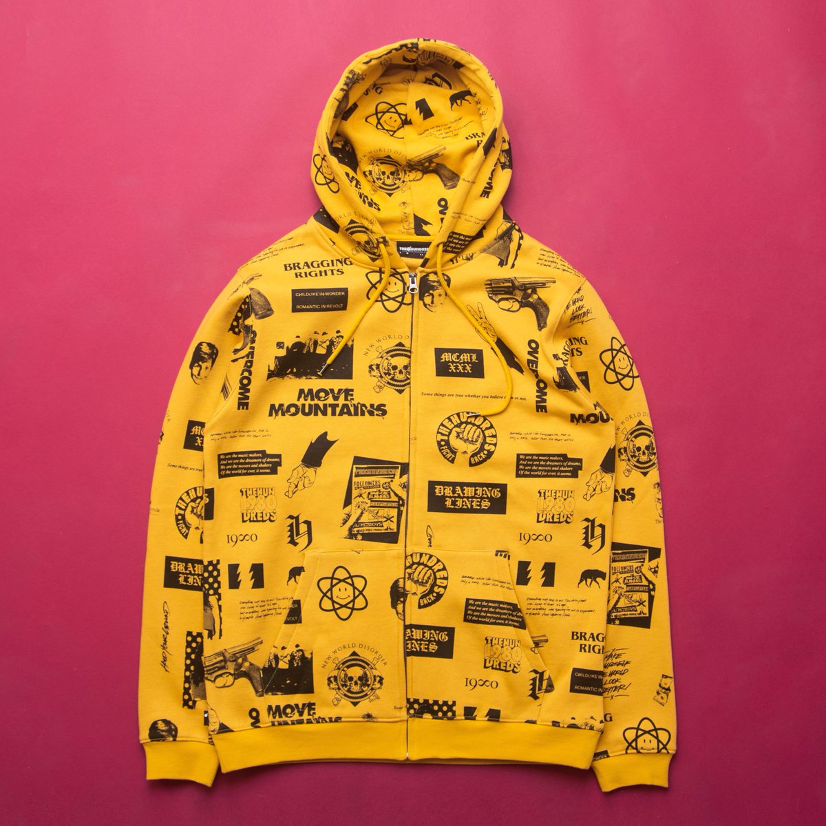 the hundreds yellow hoodie