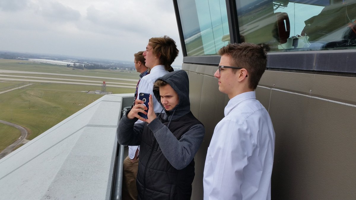 <a href="/CovCathSTEM/">CovCathStem</a> Aerospace Engineering students on a field trip to the tower at CVG. <a href="/CovCathColonels/">Cov Cath Colonels</a> <a href="/PLTWorg/">Project Lead The Way</a>