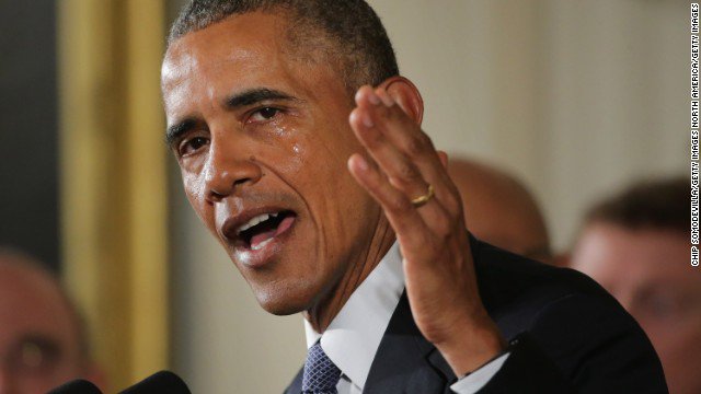 CNNPolitics's tweet photo. Former President Barack Obama said the hardest day of his presidency was the Sandy Hook shooting. "The angriest I was ever during my presidency was seeing Congress not doing anything about it. Completely unresponsive" https://t.co/bYp4W7g2Pb #AxeFiles https://t.co/aACJV0K83D