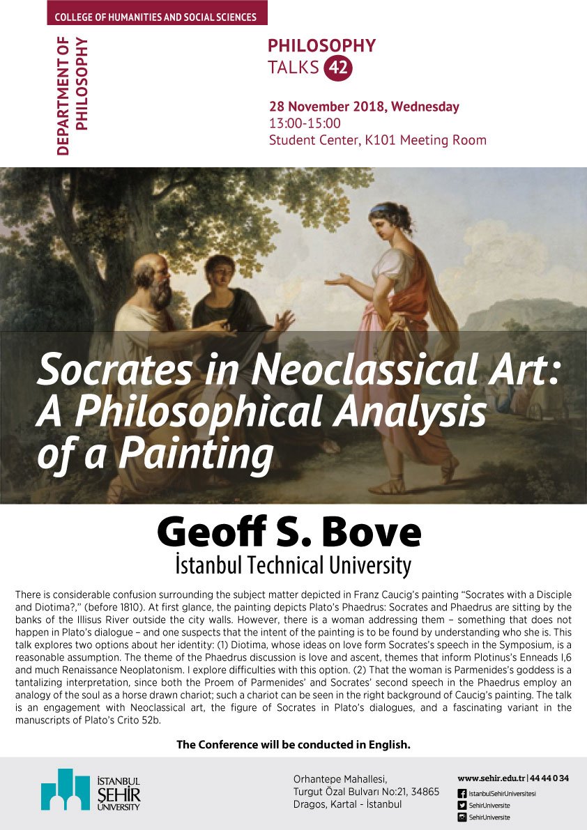 Everyone is welcome to join our next PHILOSOPHY TALK. Please register by sending an email to ishakarslan@sehir.edu.tr