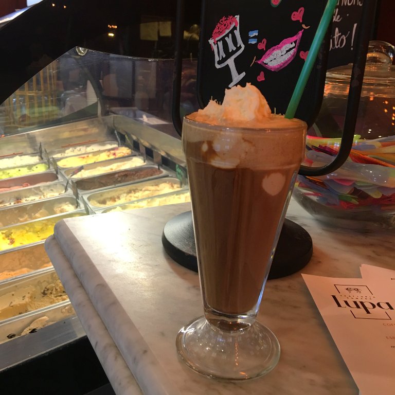 LupaColumbia's tweet photo. Have you tried out #coldbrewfloat in the #gelateria ?! Cinnamon gelato - chocolate sauce - cold brew - chantilly cream $7 - spice it up by adding Sailor Jerry’s spiced rum for $5 https://t.co/AClNy2ZVOF