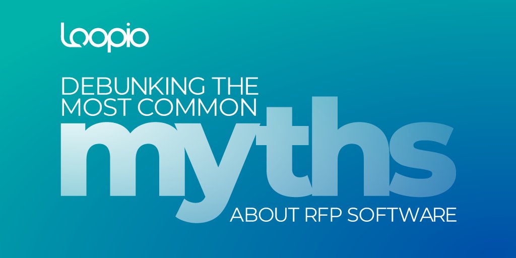 We’ve debunked the most common myths around #RFPSoftware, so you are armed with accurate information as you journey to optimize your response process! Read them here: bit.ly/2OTSd45