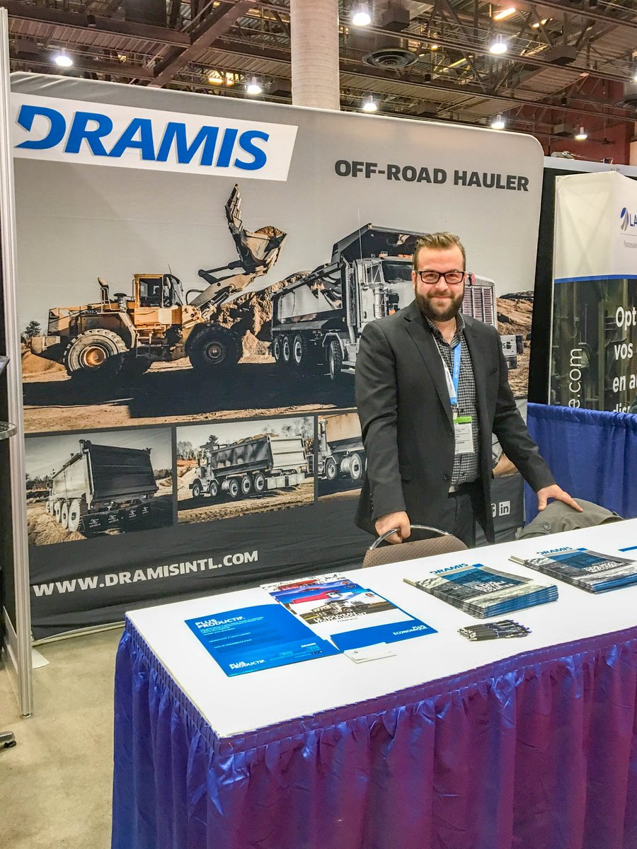 Quebec Mines conference has begun ! Don't miss the opportunity to meet our sales representative, Christopher Kidd.
Christopher will help you find the best transportation solution in all your mining projects
#miningtrucks #Dramis #simardsuspensions
mern.gouv.qc.ca/en/quebec-mine…