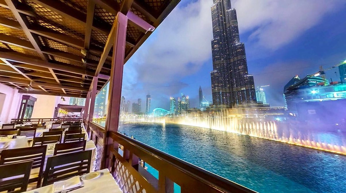OpenTableUKI's tweet photo. Dinner with a view: #Dubai restaurants in stunning locations. https://t.co/hlCgfNqlTl ✈️ #TravelTuesday https://t.co/cc6d7d8cfl