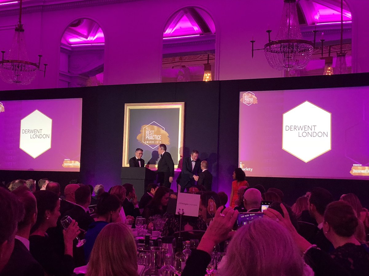 BG__Creative's tweet photo. Congratulations to our client @derwentlondon for winning Best Annual Report FTSE 250 at the @IRSocietyUK Awards tonight!! https://t.co/31ruK4mfIl
