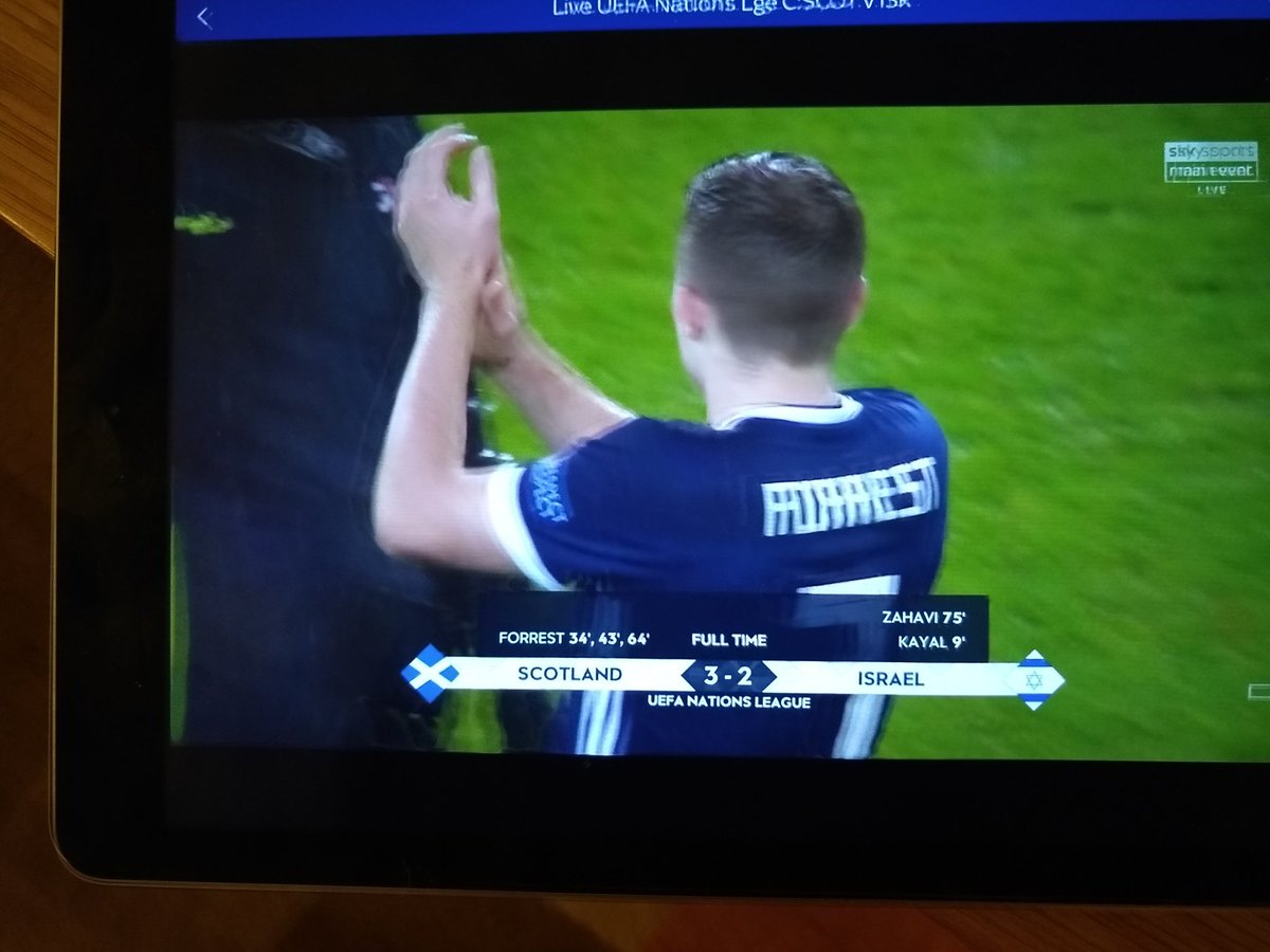 CalumMorrison8's tweet photo. Into the @UEFAEuro_2020 2020 playoffs! @ScotlandNT #NothingMattersMore https://t.co/mJu3mGDMUh