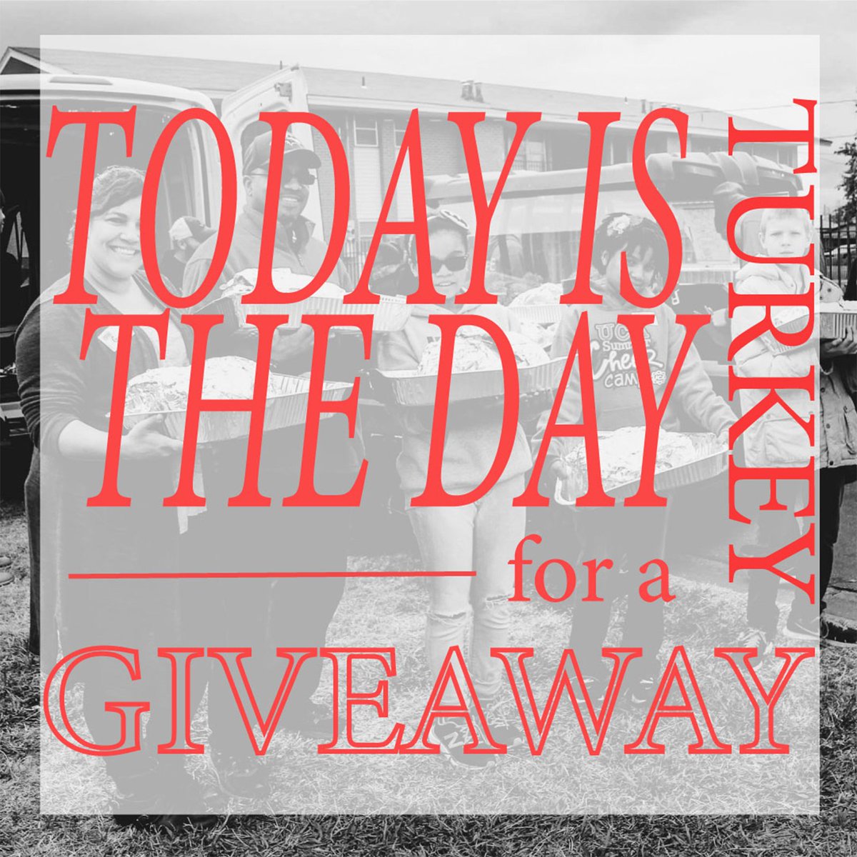 ARDreamCenter's tweet image. Let's give away some turkeys, New Life Church!!!