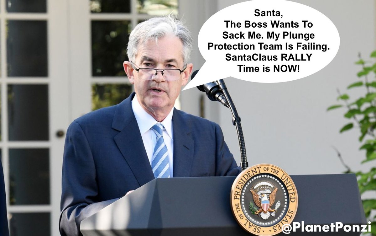 PlanetPonzi's tweet photo. Chairman Of The #FederalReserve #JeromePowell Hail Mary On #Stocks Slide and President #Trumps Comments. Who Is The #RealTurkey? #ThanksgivingWeek #Thanksgiving #TurkeyPardon #SantaClaus https://t.co/cD6269Kll3
