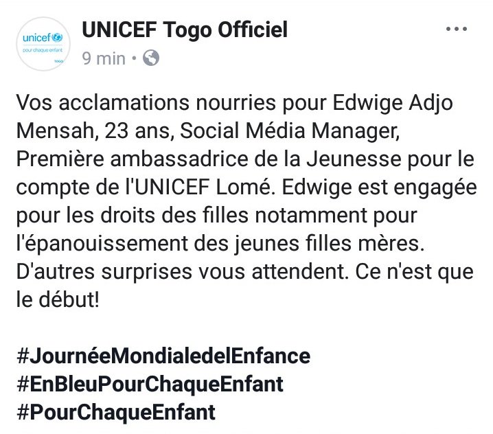 Edwige Adjo Mensah✊ tweet media
