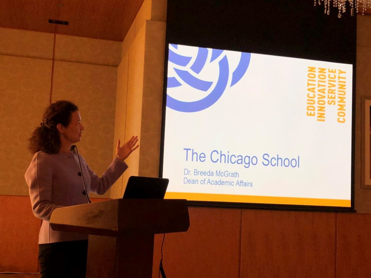 Chicago_School_'s tweet photo. Exciting to see Dr. Breeda McGrath, Dean of Academic Affairs for our Online Campus, presenting information about our institution for the Ph.D Workshop China 2018! This trip provided our community the opportunity to connect with invaluable international colleagues! #tcsppglobal https://t.co/CD0CkwwBBM