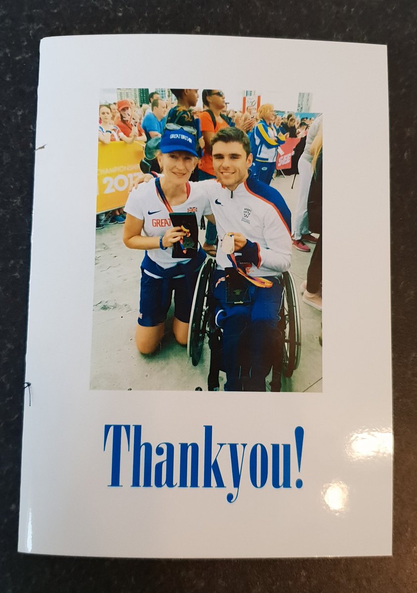 Tobster,  Thank YOU! Your card and message mean so much to me. It has been and is my pleasure. I've got nothing but respect for you, as an athlete and a person. Life isn't always fair, but the way you've handled this year is an absolute credit to you. #rolemodel #proud