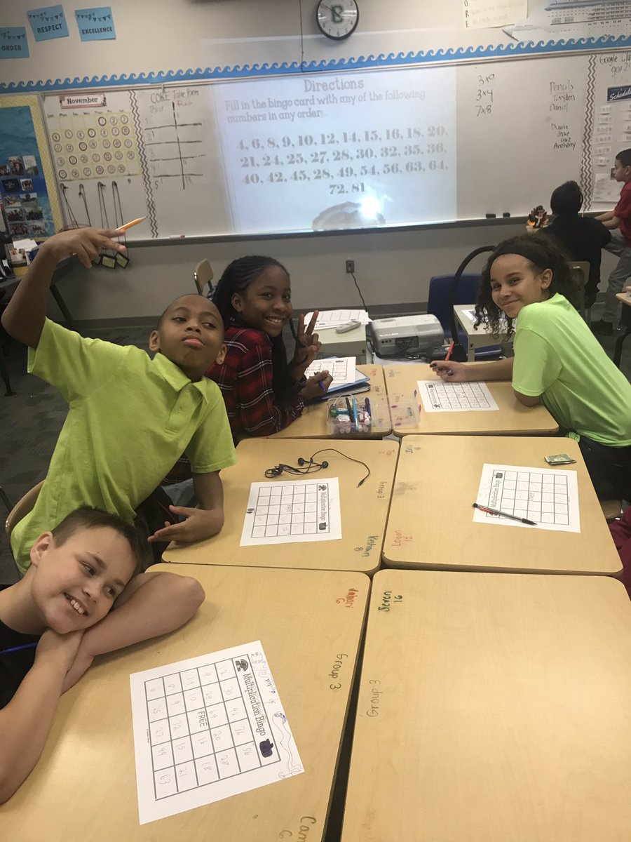 MissSabol's tweet photo. Today I am thankful for my students’ hard work on their topic c quizzes and their energy for celebrating with some multiplication Bingo after.... have a great Thanksgiving Break! #ciarocks #ciastrong https://t.co/PpMYlNTecP