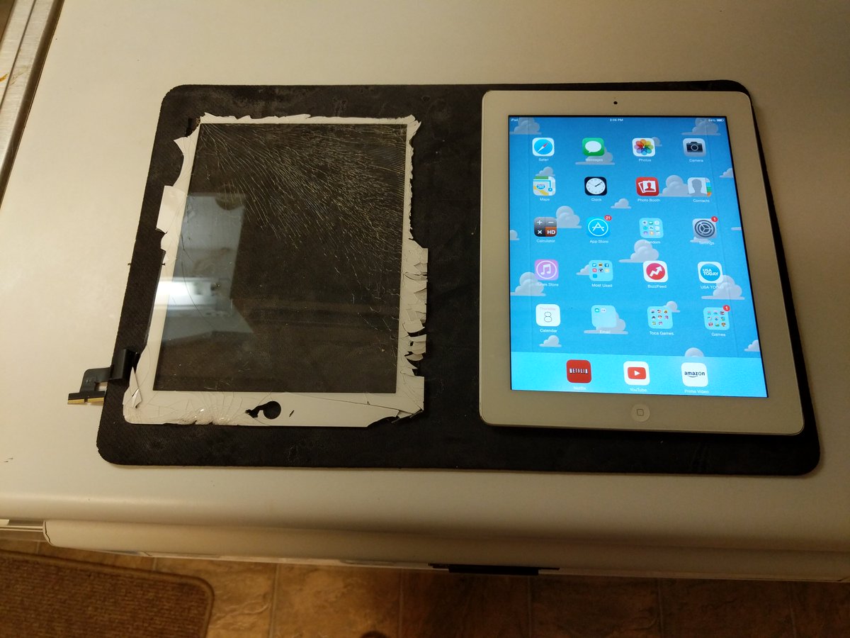 AugustaPcRepair's tweet photo. iPad 2 Touch Screen Replacement #AugustaGA $69 #ComputerRepair #ComputerService #iPadRepair #EvansGA > https://t.co/iVnXJqh7Ln https://t.co/3tHveAbGlj