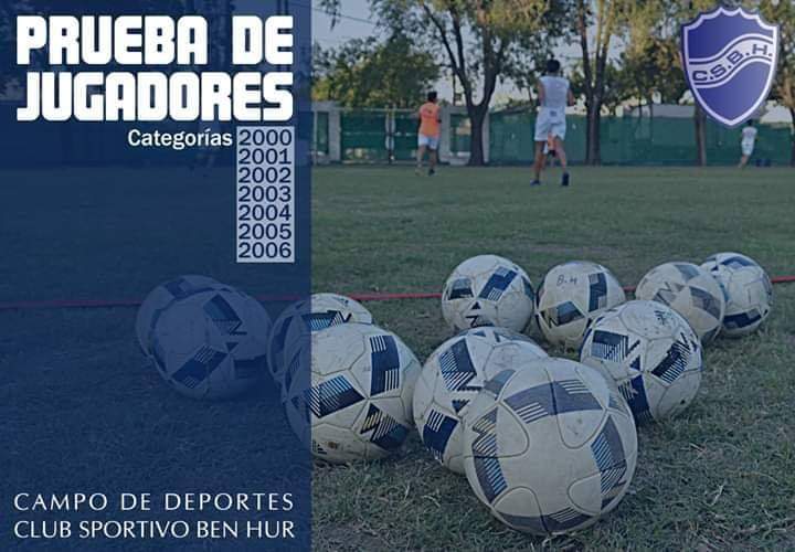 clubbenhur's tweet photo. ⚽ #Pruebas de #Jugadores
🗓️ Mié 21/11 👈
🗓️ Mié 28/11 👈
⏱️ 16:30hs
️🏟️ Campo de Deportes #BenHur
🔵 Desde #Cat2000 hasta #Cat2006
📌 El objetivo de la misma será incorporar jugadores para el #TorneoJuvenil #Regional2019 organizado por el #ConsejoFederal de #AFA
🐺 #VamosLobos https://t.co/EeR4oa02NW