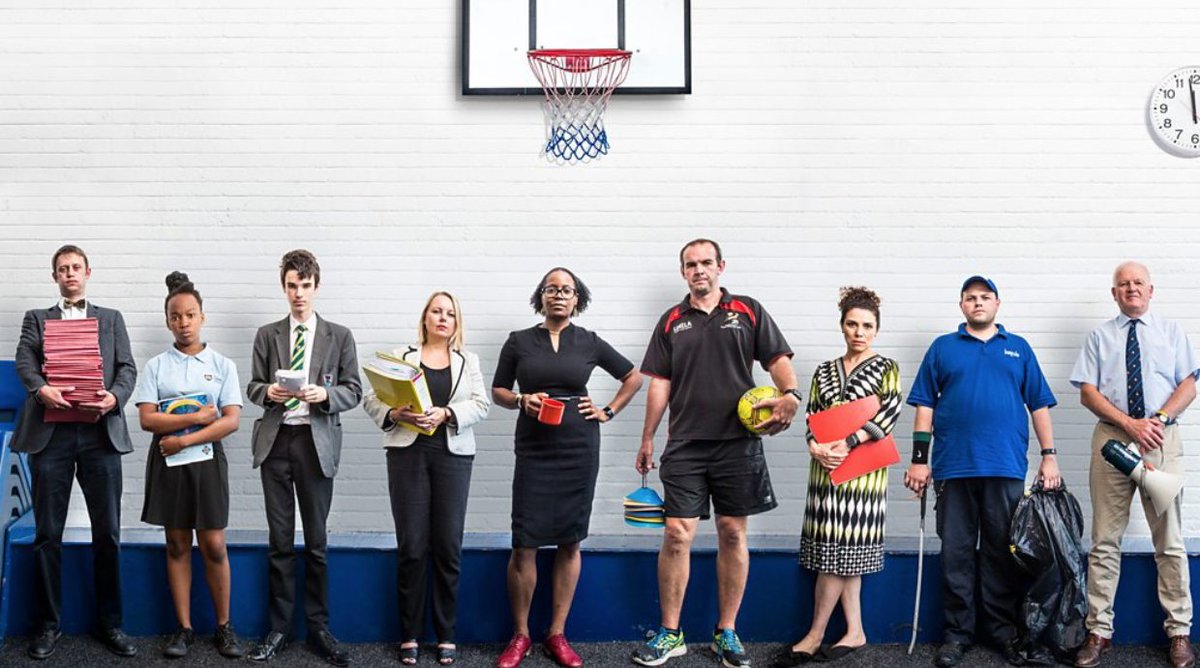 RealGeoffBarton's tweet photo. Watching BBC2's #School, it's hard to know what to say. So many good people doing their best. Therefore, just this: Plato - "Be kind, for everyone you meet is fighting a hard battle". https://t.co/jyIkvj1irp