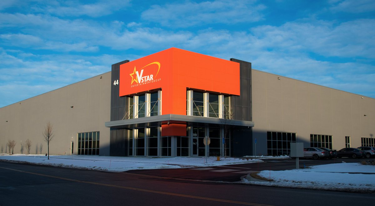 VStarGroup's tweet photo. What was once three is now one! 
365 days ago, VStar Entertainment moved into our new offices in Minneapolis, MN. This move brought the various branches of our business into one building. Now we celebrate as one team, one company. 🌟 

#VStarEntertainment #ImagineCreateEntertain https://t.co/77t5my81Mh