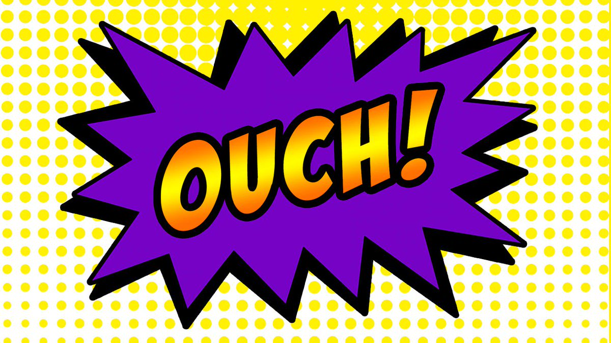 Ouch. Ouch. Ouch. комикс футаж 2 экрана. Gggg.