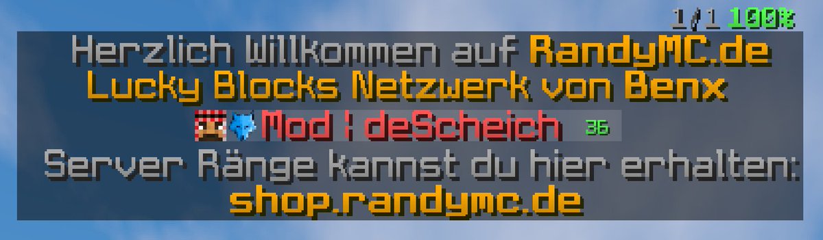 deScheich's tweet photo. ❗UPGRADE❗
Ab heute bin auf dem @randymc Netzwerk als Moderator tätig!
Auf eine weitere, angenehme Zeit! c: https://t.co/z0esQxUmCB