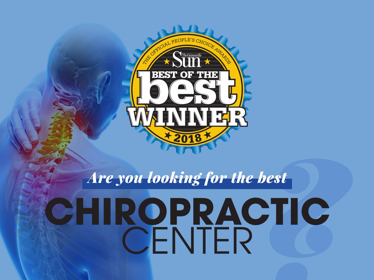 chiropractor352's tweet photo. We sincerely thank you for recognizing the quality of our services and voting us Best Chiropractic of Gainesville.

#Chiropractic #BestChiropractic #BOTB #GainesvilleVoted #Chiropractor

Absolute Health Chiropractic
Web: https://t.co/li5RJZxtUc https://t.co/NMPyOWJYum