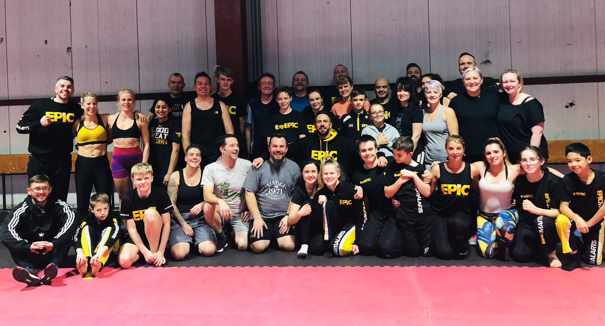 The EPiC Fitness PadFit Crew were on fire @Gordano Sports Centre tonight. Another high energy session delivered by <a href="/Andy/">Andy Cohen</a> Cleeves @AndyGill &amp; @Rakan Sabbah. Hard work, calories burnt and smiles all round 👊🏼🥊💪🏼

#energy #positivity #inspiration #confidence 

#beEPiC 💛🖤