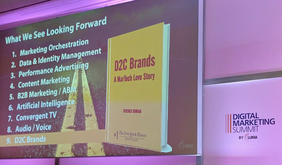 CelenyDaSilva's tweet photo. @tkawaja, please send me a copy of yr latest #1 NYTimes Best Seller Book: D2C Brands “A Martech Love Story” #DMSWest2018 https://t.co/OfC7MUVDk1