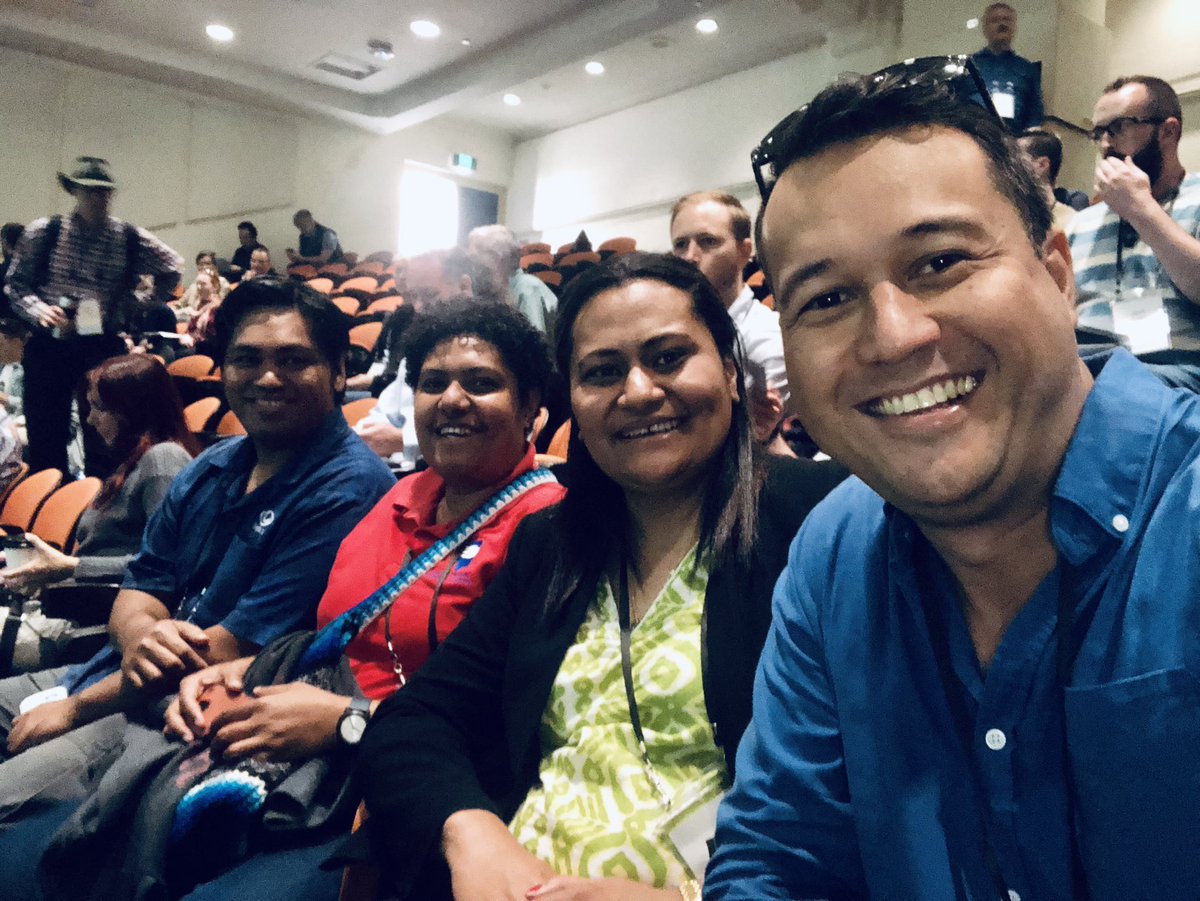 AllanMua's tweet photo. Pacific representation- expanding open source and open data communities #FOSS4G_SotM_Oceania  @spc_cps https://t.co/YfAdBCq2p4