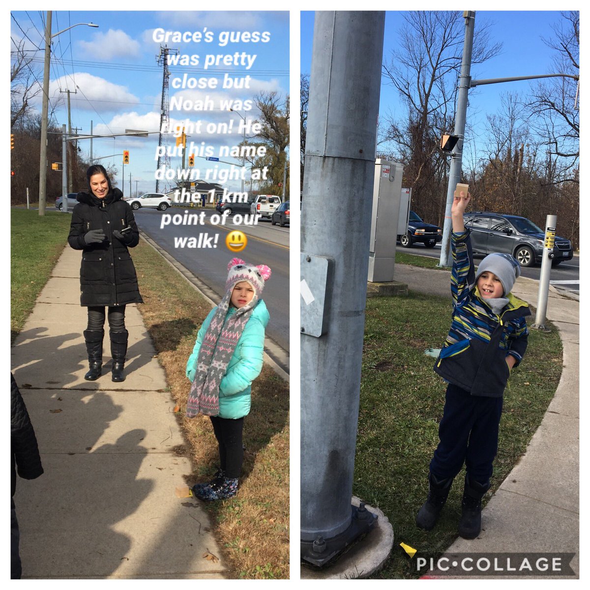 ChilcottMrs's tweet photo. We had a great walk this morning with the grade 3 class as we learned how long a kilometre was. So much fun! @MarkChubb3 @PortWellerPS #PWPS https://t.co/sQ7Y50l2Rf