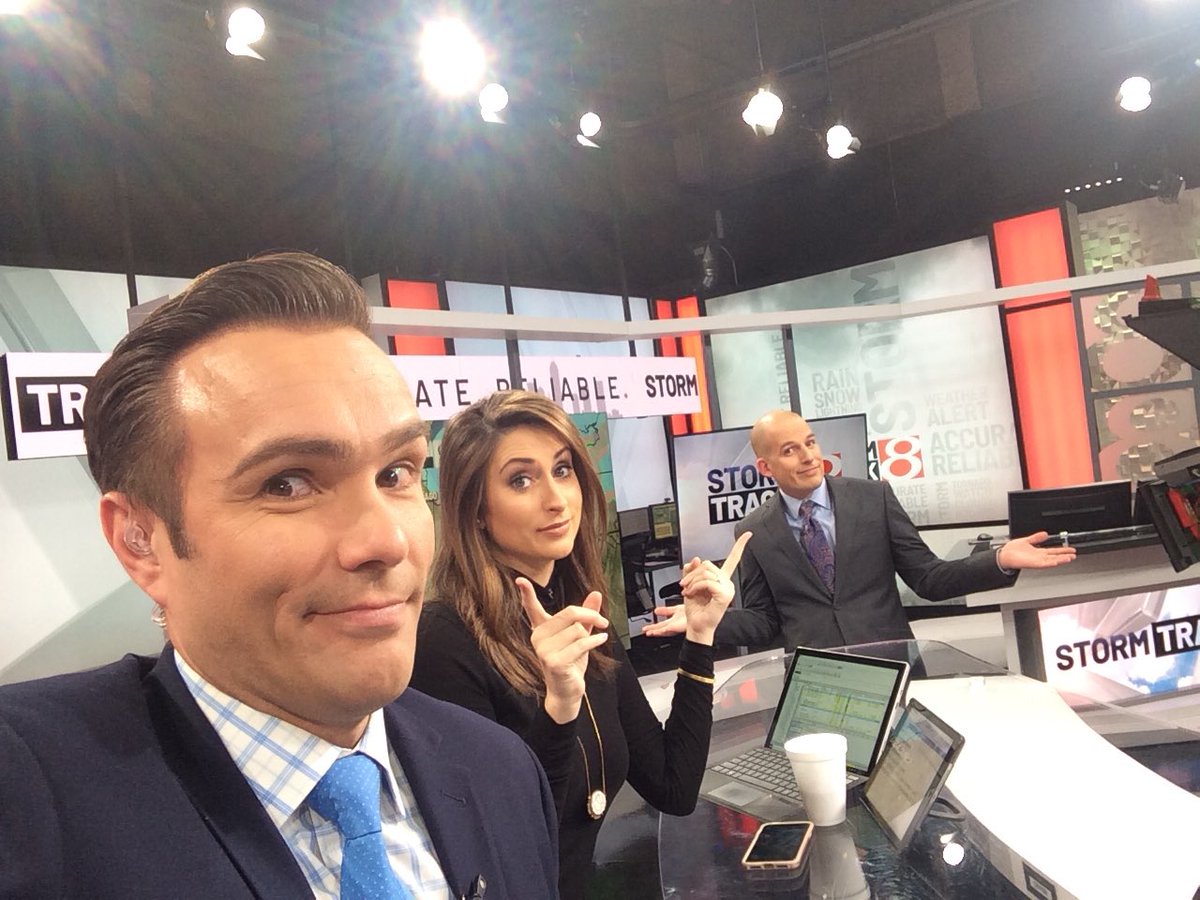 PhilSanchezTV's tweet photo. I often feel bad for @BrookeMartinTV for having to sit between @marcusbailey and I during the 5PM newscast. She mostly ignores our commercial break tomfoolery.
#SaveBrooke https://t.co/nUJ5DYNFVk