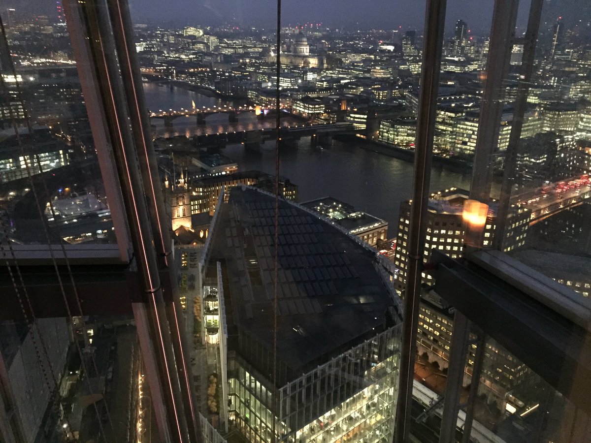 SamanthaCanaway's tweet photo. Shame the weather ruined the view #TheShardLondon but thanks to @TechDataASUK for a great event #TDIBMTSSTable @BellIntegration @ianajeffs https://t.co/KvXW4gHf9g