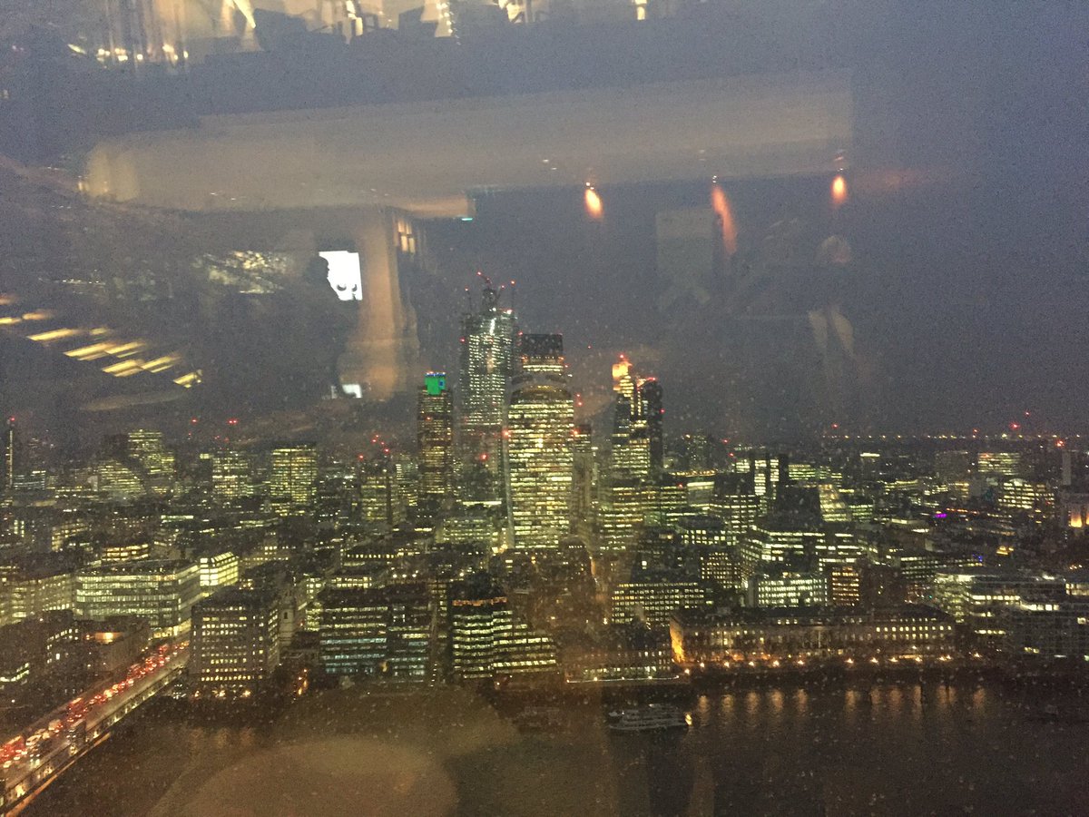 SamanthaCanaway's tweet photo. Shame the weather ruined the view #TheShardLondon but thanks to @TechDataASUK for a great event #TDIBMTSSTable @BellIntegration @ianajeffs https://t.co/KvXW4gHf9g