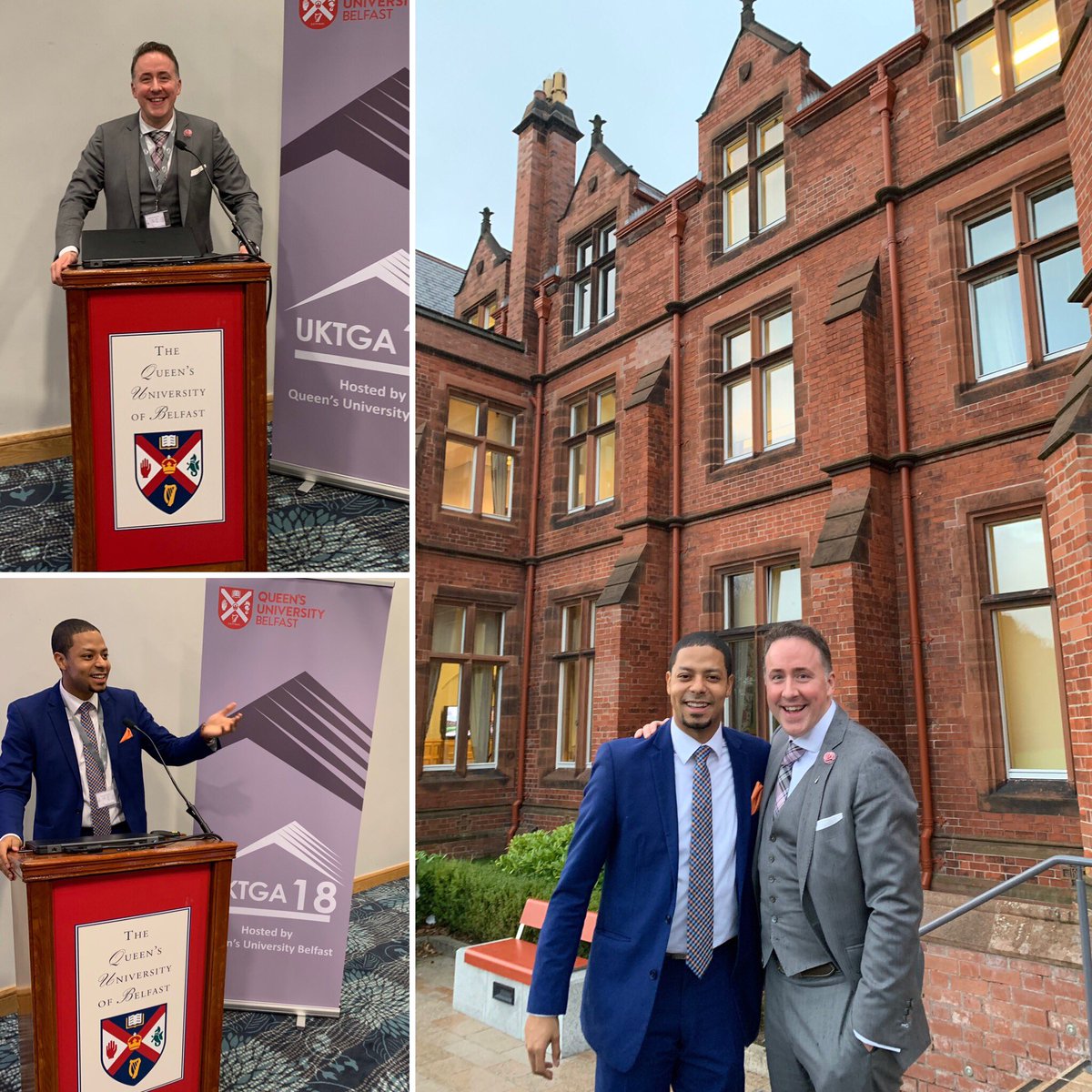 DCMichaelA's tweet photo. What a day! @JevinHodge and I were proud to present on behalf of @LINKstrategic at the @uktga 2018 conference in #Belfast. We had a packed session on Social Media and Community Engagement, with hundreds more watching on FB live (ck pg for video!). #UKTGA18 #LINKmobile https://t.co/BbC3LkE7iO