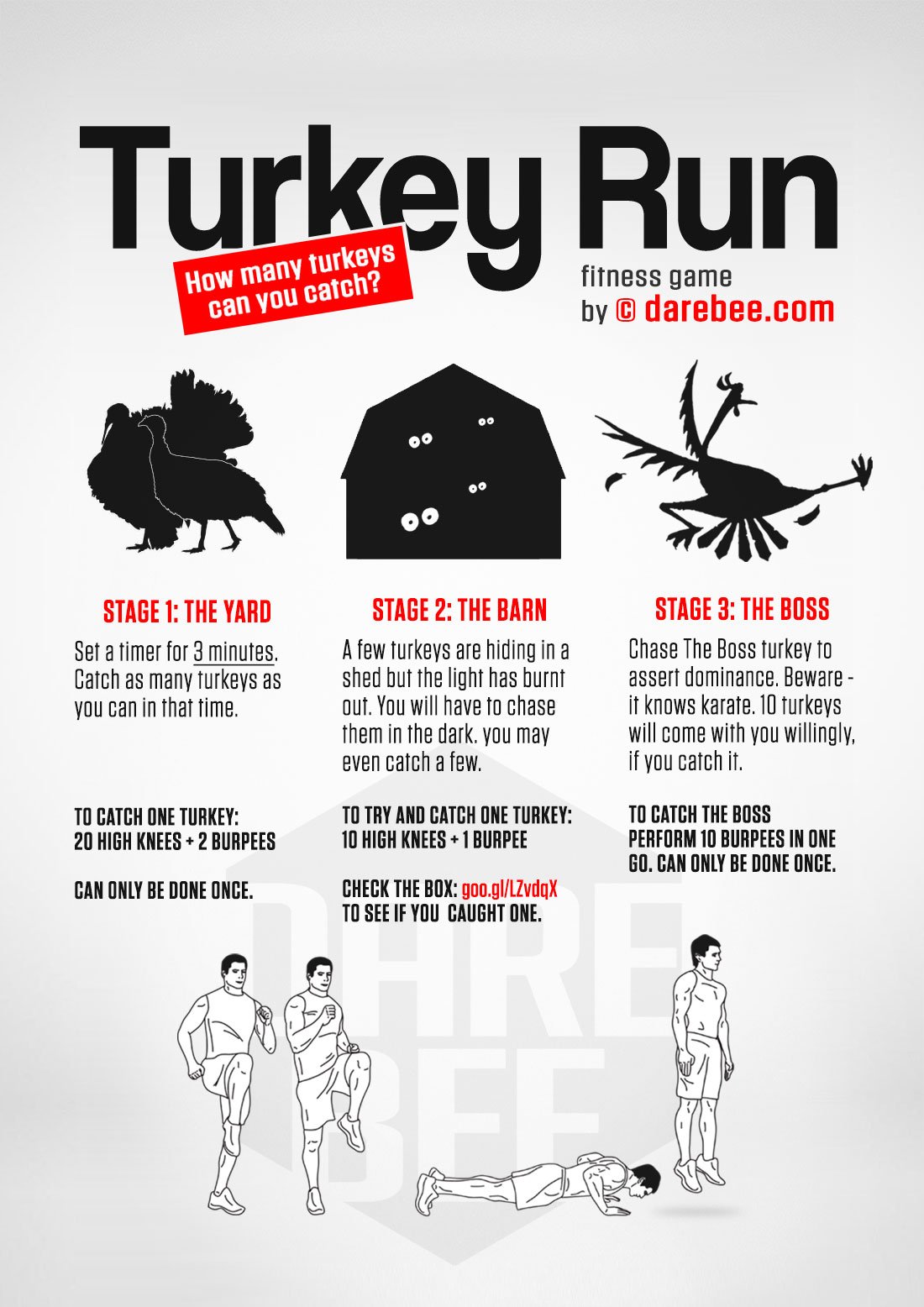 DAREBEE on Twitter: "The rules of the game are simple: catch as many turkeys as you can as you go through the stages: the yard, the barn and the boss: https://t.co/TUrY6l1oU5 #