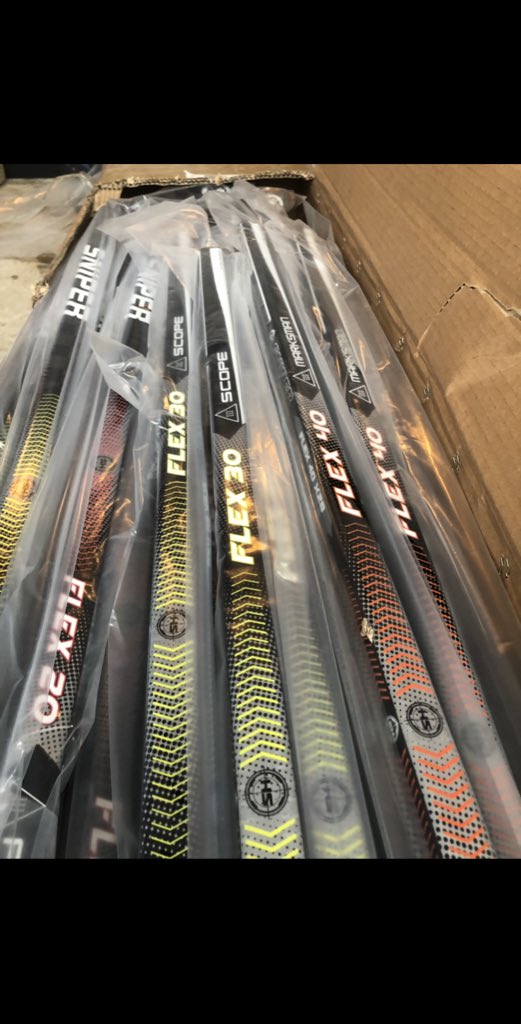 SniperHockeyCA's tweet photo. New inventory has arrived just in time for #BlackFriday and #CyberMonday sales! Use code βblackfridayβ during checkout to save 10% off! π»π¦ #Flex20 #Flex30 #Flex40 #Sale #HockeySticks #SniperHockeyArmy https://t.co/pbfacTyrEG