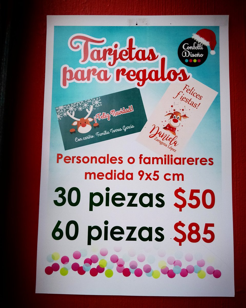 ConfettiDiseno's tweet photo. #Navidad #Regalos #Familia ❄⛄🎄 https://t.co/rD96LQnWCU