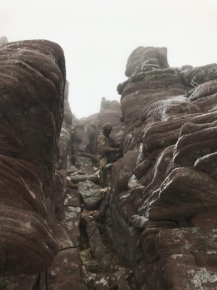 42_commando's tweet photo. Ah that’s more like it! Wet crossings and freezing, exposed ridge lines and gullies. That’s how Commandos are maintained. https://t.co/DmdIzvpVgN