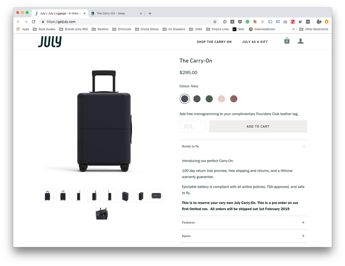 lincolneather's tweet photo. ahhh, this just feels awkward huh @MrMikeHalligan 

@away vs #getjuly

Feels like we're about enter into an similar place that eyewear went with Warby vs Bailey vs Oscar and so forth... 

🤷‍♂️ https://t.co/PrCE1mT9l6