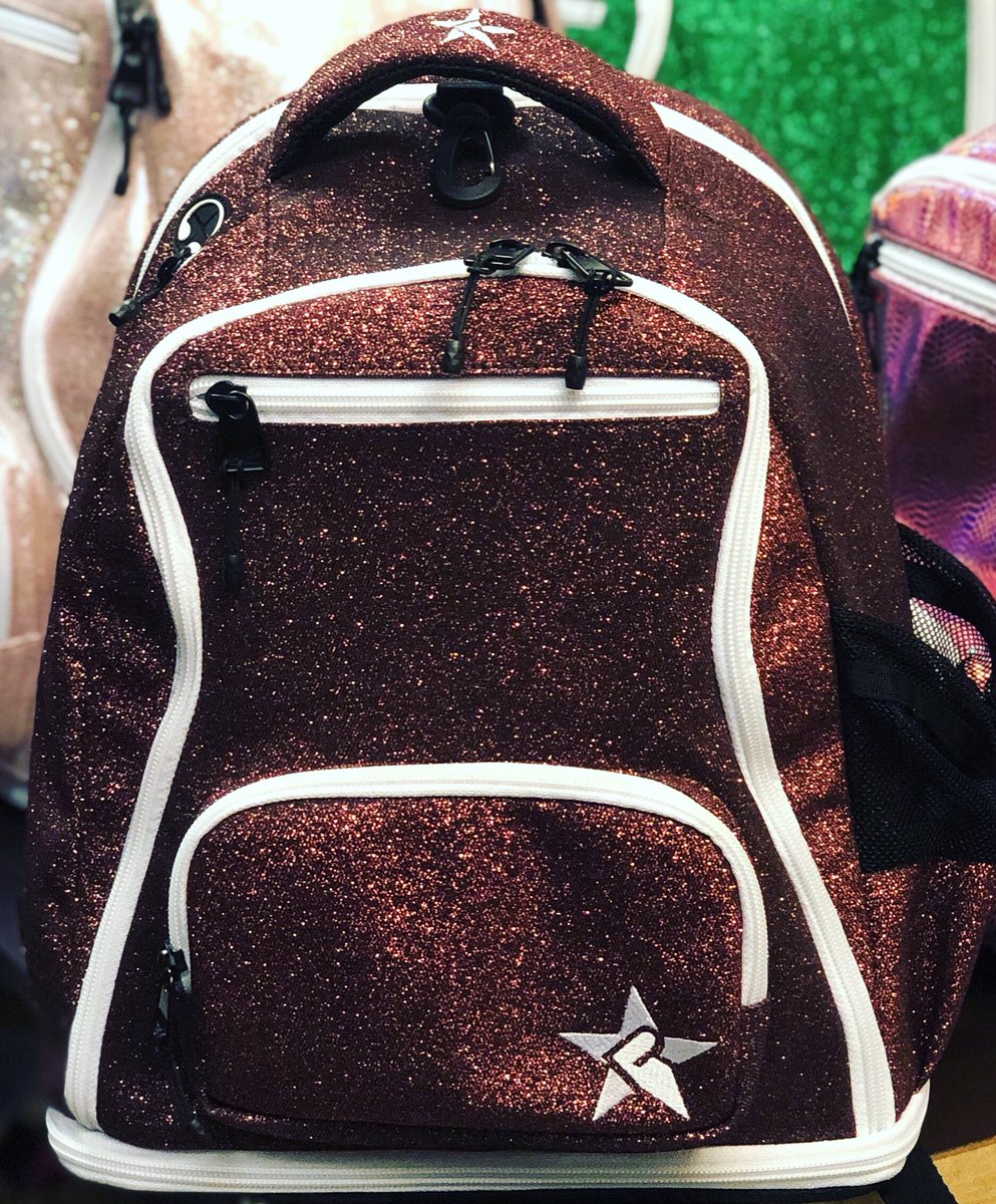 RevoltCheer's tweet image. This picture doesn’t do this beauty justice! Imagine your teams custom crystal logo on our NEW maroon sparkle dream bag! 😍 Get your team order right in time for Christmas! Message me today! #RebelDreamBag #RebelMark