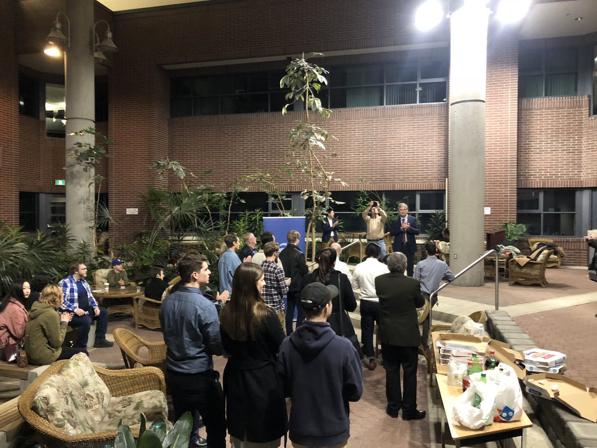 UBCOBCYounglibs's tweet photo. Thank you again to everyone who came out on Friday night to our Pizza&amp; Politics with Andrew Wilkinson! We would also like to thank our three Kelowna MLAs, @NormLetnick, @Steve4Kelowna, @benstewartbc, Vernon MLA @ericfosterforbc &amp; @Wilkinson4BC for making this event such a success https://t.co/ipXTSl99x4