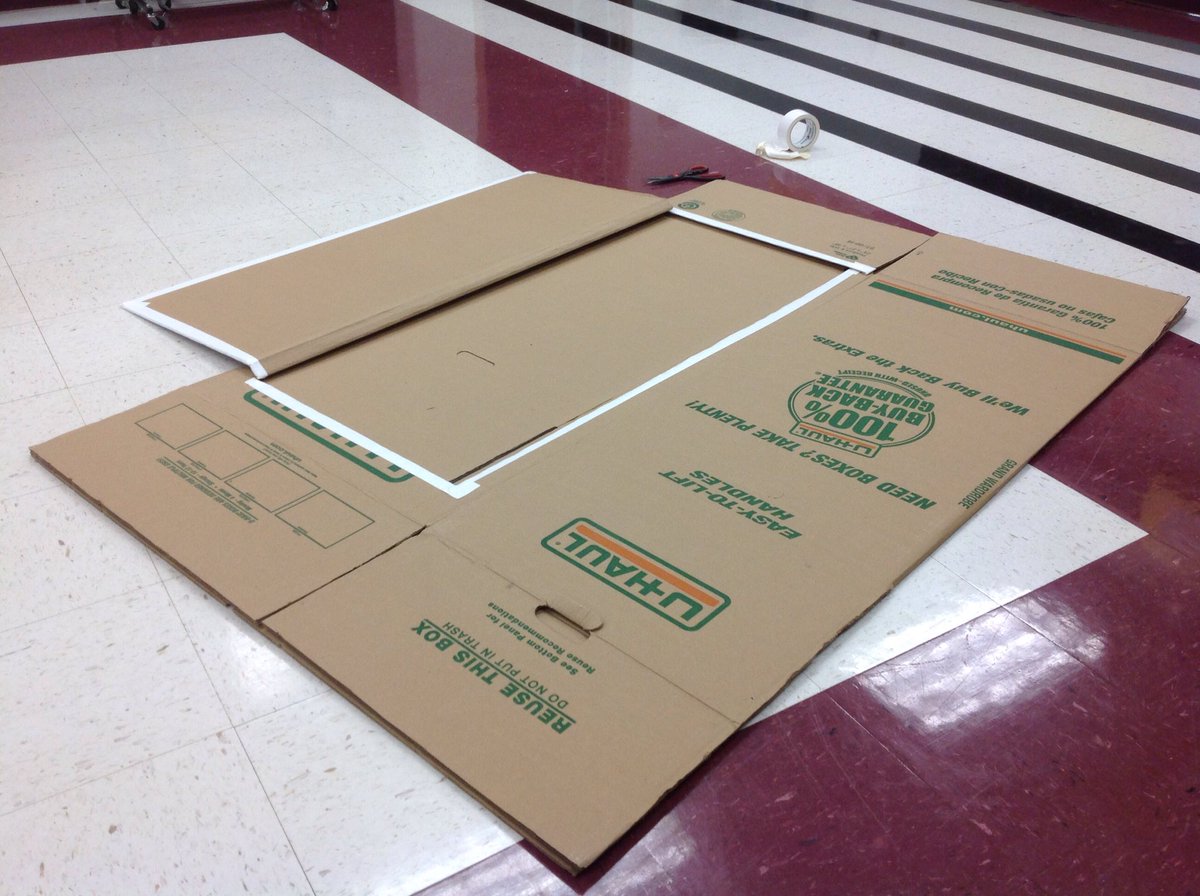 I'm so excited, &amp; I just can't hide it!  Of course I quote songs, what did you expect!  Making something for our 2nd graders to try out with Seesaw.  Hope I can make some magic out of tape and cardboard :). #ConcordJags #gvfeeling <a href="/GVMusicDept/">Garnet Valley Music</a>