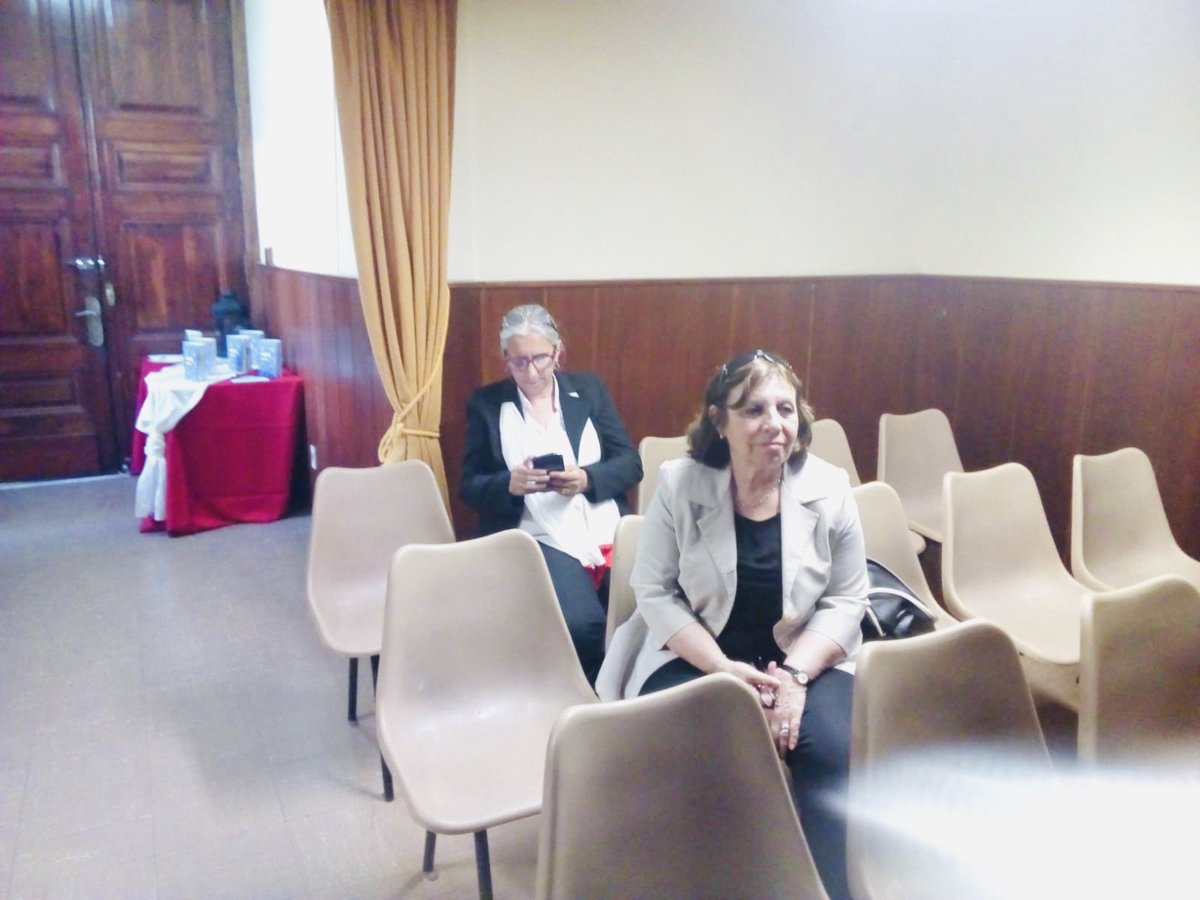 HHTUruguay's tweet photo. Muchas gracias a todos los médicos, estudiantes, pacientes y familiares que concurrieron a las III Jornadas Científicas sobre #HHT. 
Un agradecimiento especial a la subsecretaria del @Mides Ana Olivera , y al presidente de @ASSEcomunica , Marcos Carambula, por concurrir!
#HHTUy https://t.co/HFCrdRxBOA