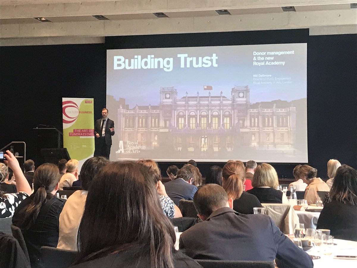 cbbmuse's tweet photo. Great to hear @willskii #CBCanberra on creating fundraising success thru presenting a crisp, clear story to democratise @royalacademy, fundamentally articulating the why. Find out more about this story + my IV with Will in my recent @ChurchillTrust report: https://t.co/gRByYgZqEf https://t.co/WO3xxJk2v0