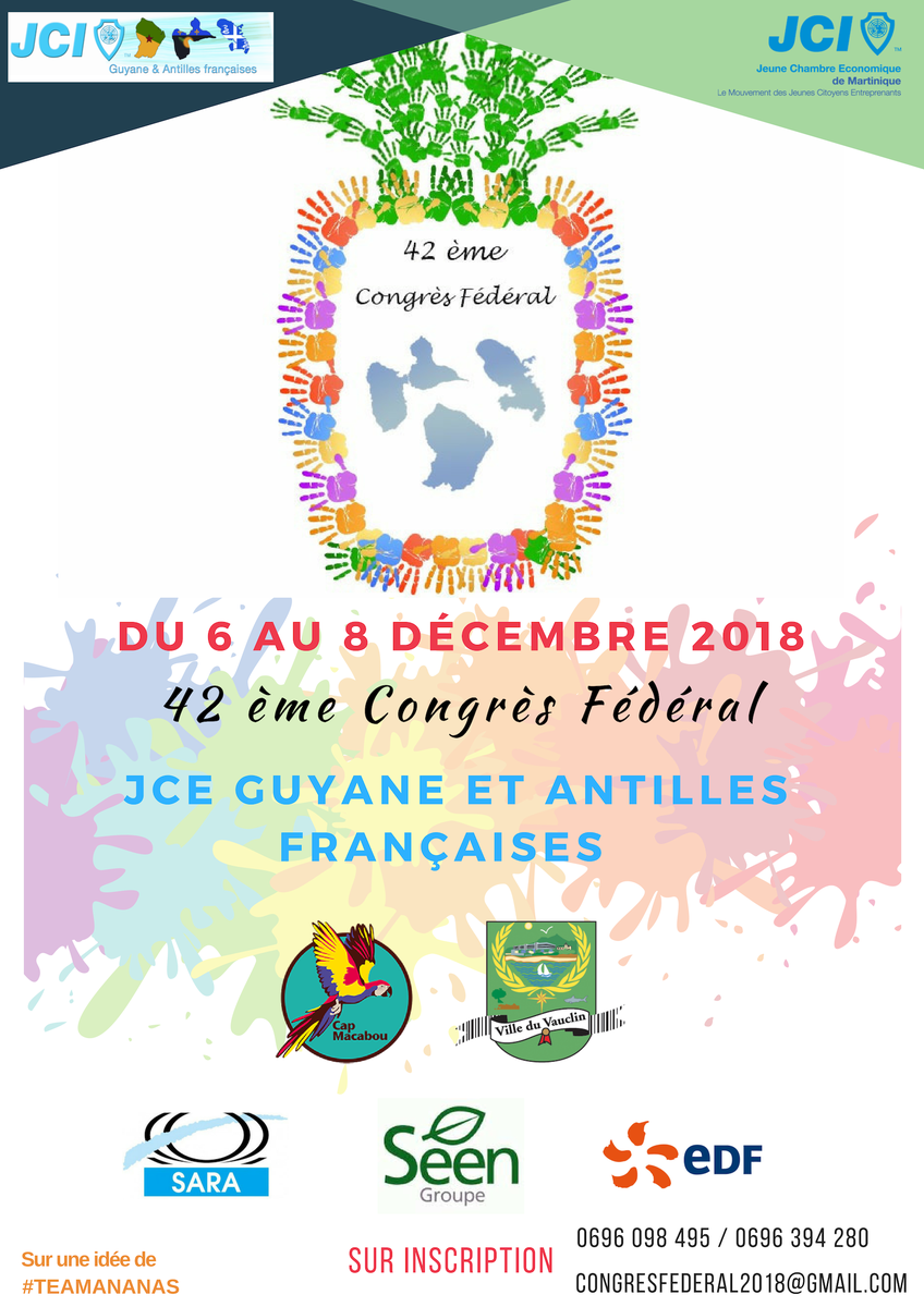 JCEMartinique's tweet photo. #ACTUS 🔊Ca bouge à la JCE Martinique!
En Novembre on vous concocte un Congrès Fédéral avec du fun, avec du piquant , avec des retrouvailles, avec des challenges
On vous dit tout très rapidement...d'ici là, restés connectés! https://t.co/1QEbNK45uN