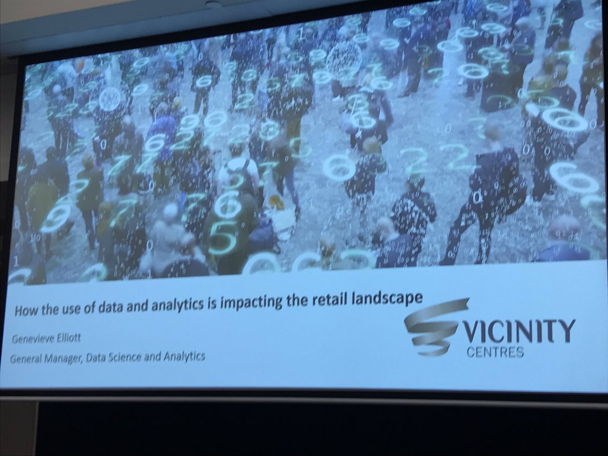 LouiseRobertson's tweet image. #FutureData2018 @VicinityCentres Consumers have more choice - the Experience Economy is growing in retail.