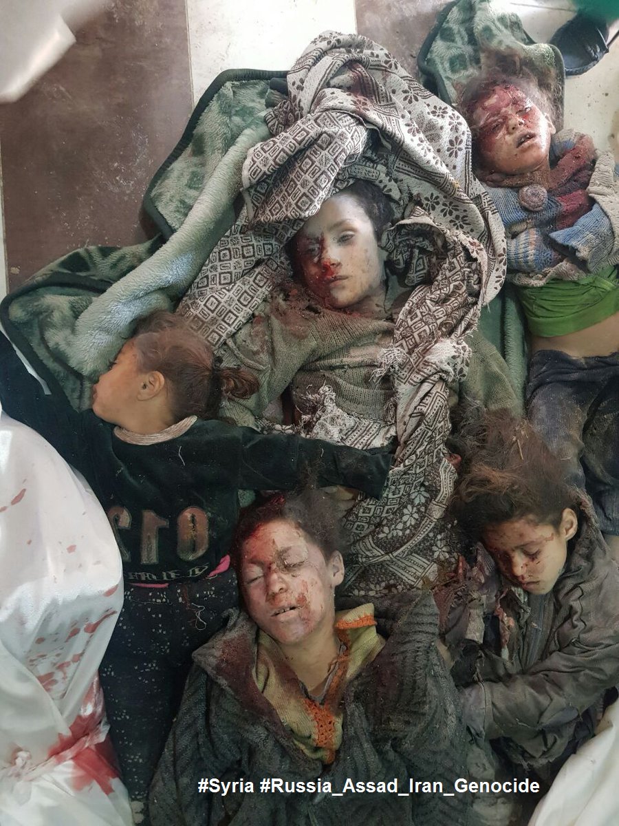 Why there is a war in #Syria?
Why over a million people have been killed?
Why millions of Syrians have become refugees?
Why all world powers help Assad regime?
Why no one helps Syrians?
 Where was the deceitful world? #Syria
#AssadWarCrimes