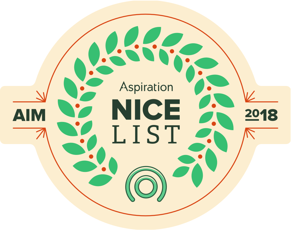 EasyBeerMoney's tweet photo. Aspiration’s AIM “Nice List” for Holiday Shopping https://t.co/Dj6dN3i7TM https://t.co/kzQ3VCdhAo
