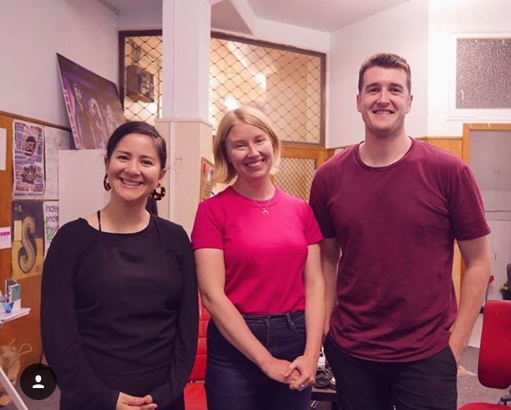 GOS_podcast's tweet photo. The angel of @Basementspace Xmas tree is Programming Director @Gabkatevincent who tells us THE SECRET to getting a show in the Basement 🤓😇 - listen here: https://t.co/XZeSttmSxp https://t.co/U24ei7QjAI